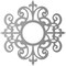 Ekena Millwork Dijon Architectural Grde PVC Pierced Ceiling Medallion, Antiqued Pale Gold, 28"OD x 9 1/8"ID x 3/4"P CMPP28DIAPG - alternate 4